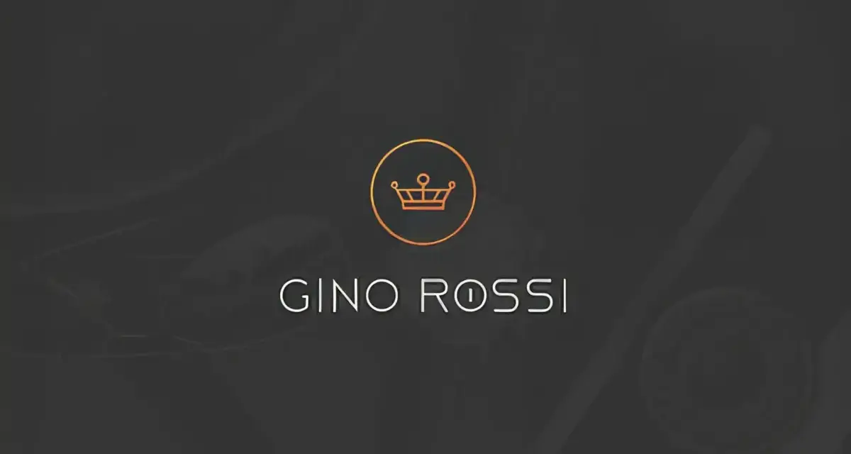 Logo Gino Rossi z koroną. To znana marka obuwnicza, która oferuje stylowe i eleganckie buty.