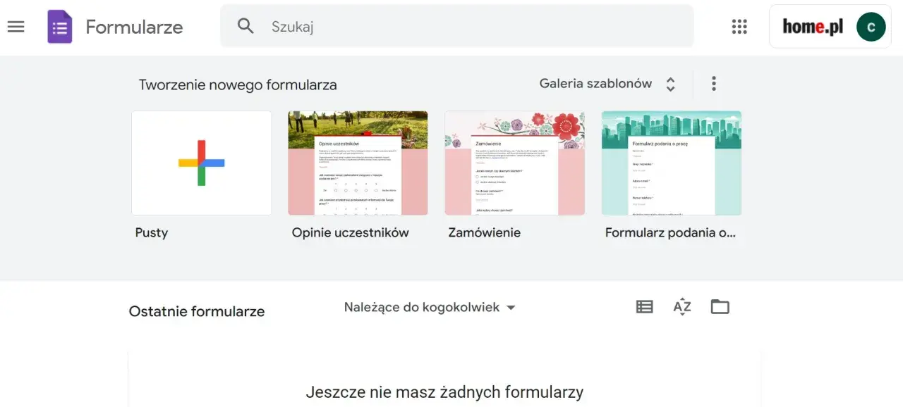 Tworzenie formularzy Google. Czy wypada prosić o potwierdzenie obecności przez formularz Google? Szablony: pusty, opinie, zamówienie, podanie o pracę.