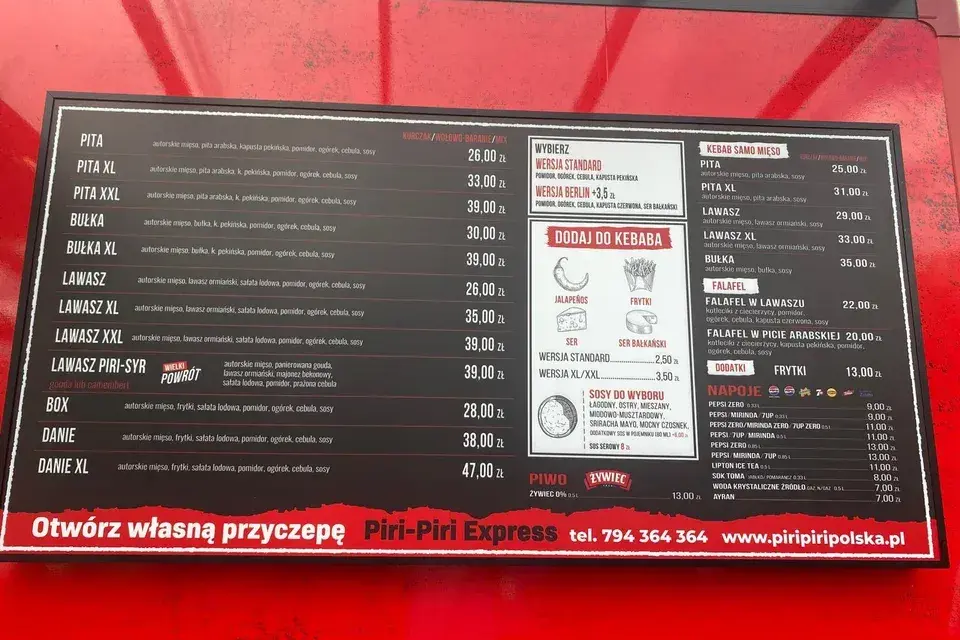 Piri Piri Kebab: Gdzie zjeść? Lokalizacje, menu, opinie i smak!