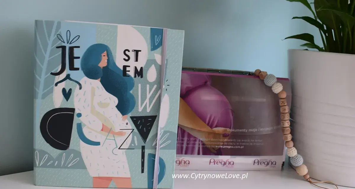 Dziennik "Jestem w ciąży" i dokumenty do szpitala. Idealne, by spakować co zabrać do szpitala.