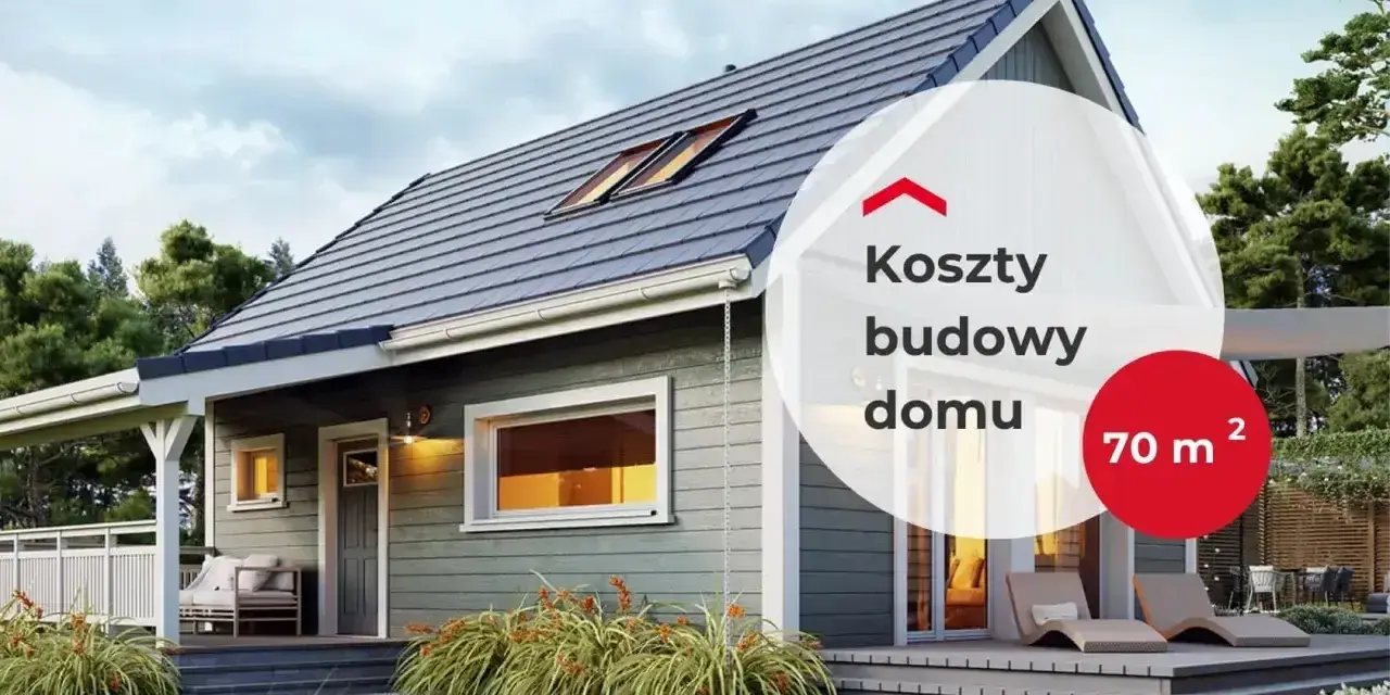 Nowy, przytulny dom 70m2 bez pozwolenia, projekt za darmo. Idealny na start!