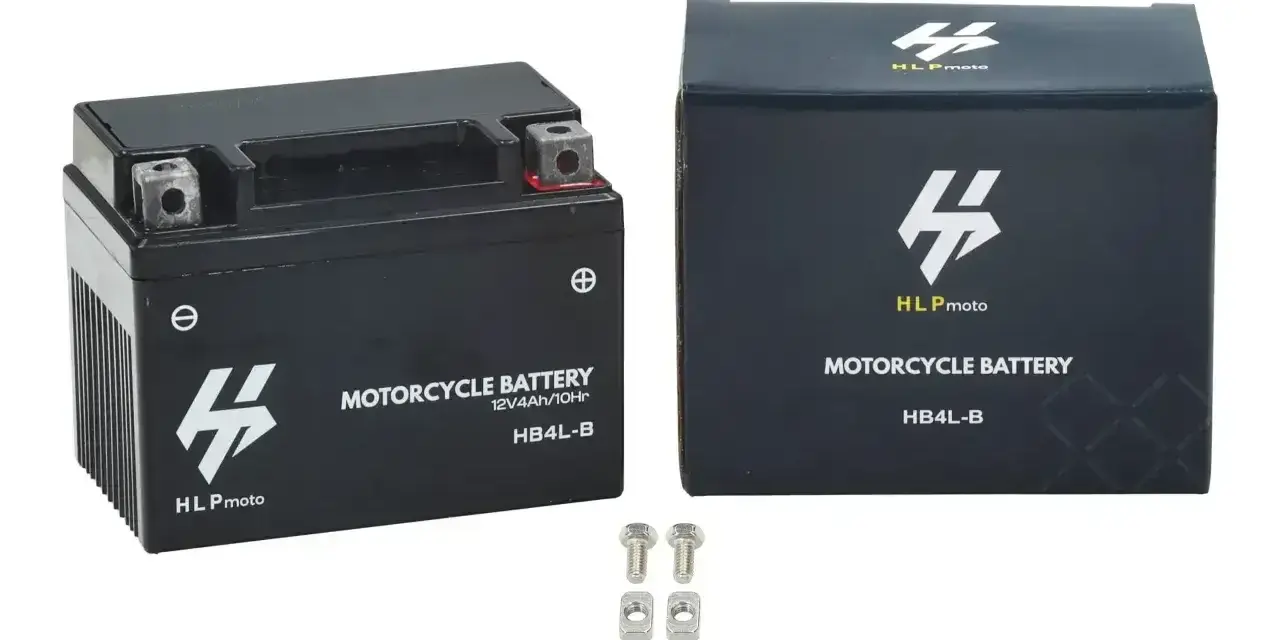 Akumulator motocyklowy HLPmoto HB4L-B 12V4Ah/10Hr. Idealny wybór, jaki akumulator do motocykla wybrać, by zapewnić moc.