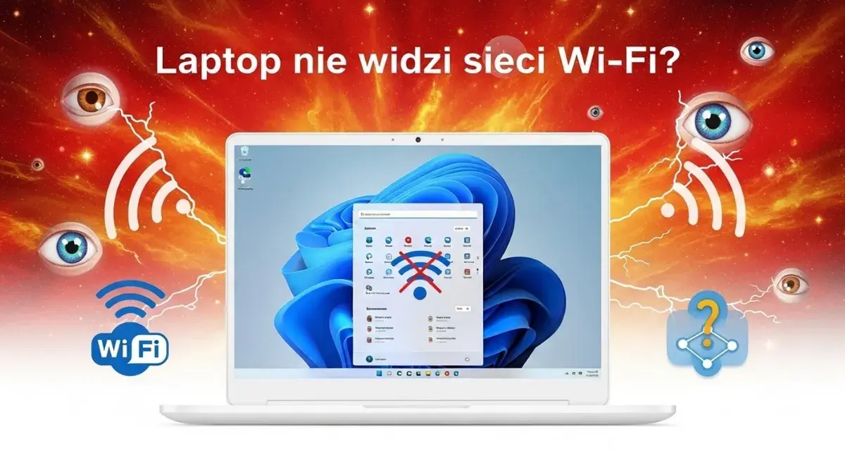 Laptop bez Wi-Fi? Szybko odzyskaj połączenie! Poradnik.