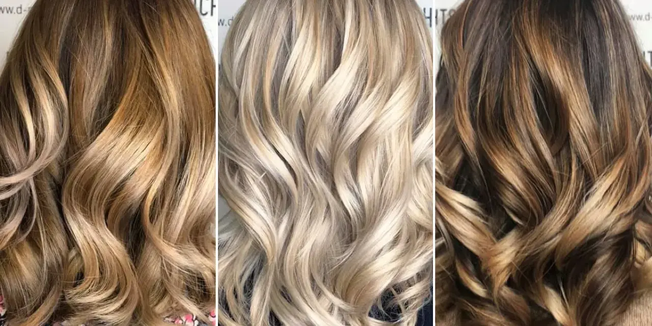 Drei Frauen mit unterschiedlichen Haarfarben: Braun mit Highlights, Blond und Dunkelbraun mit Highlights. Welche Haarfarbe passt zu mir?