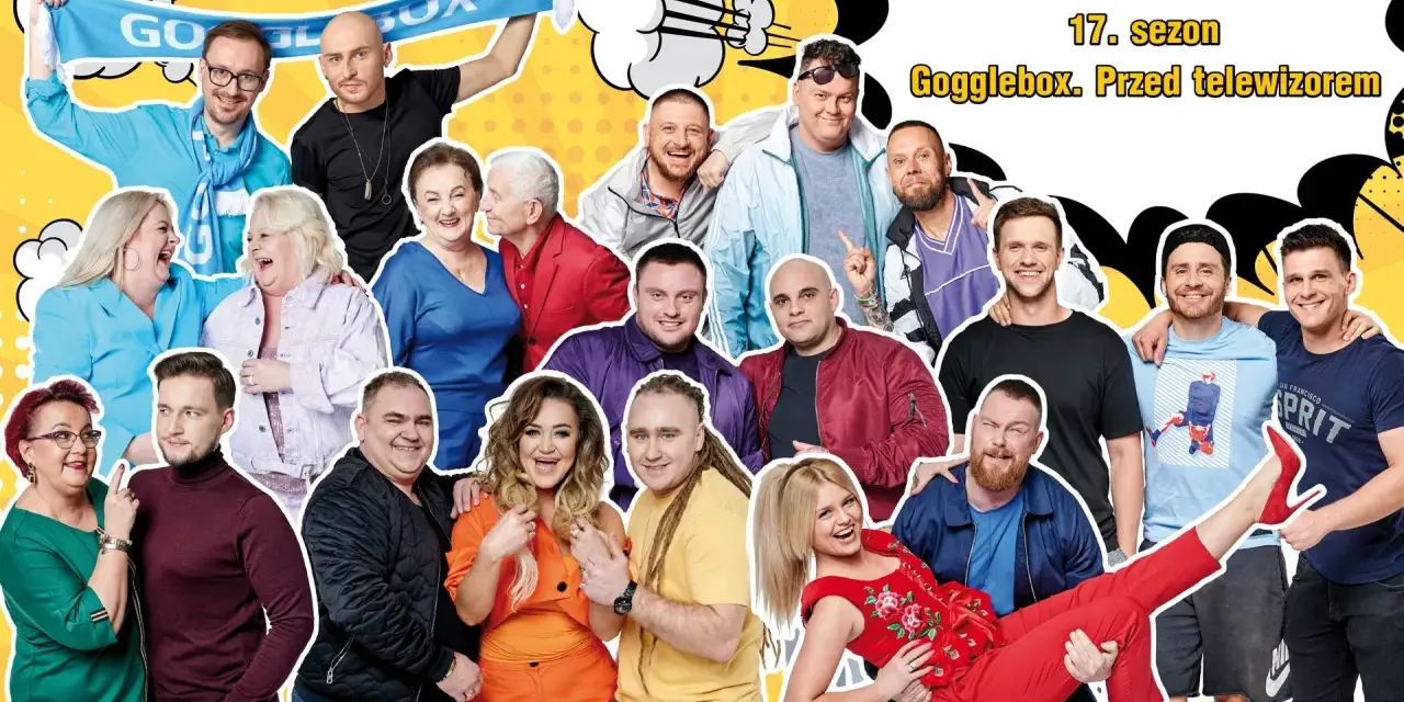 Gogglebox obsada: wesoła ekipa przed telewizorem, gotowa na kolejny sezon.
