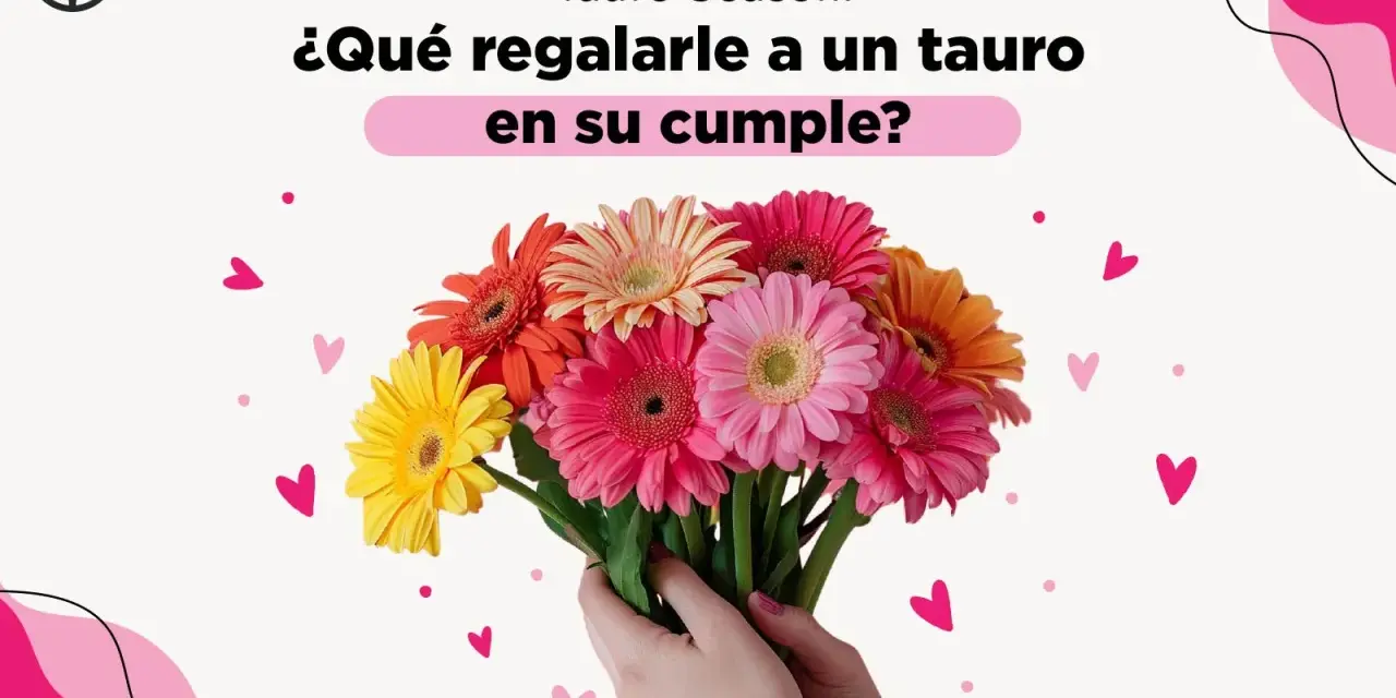 Manos sostienen un ramo de gerberas vibrantes, una flor de tauro perfecta para celebrar un cumpleaños.