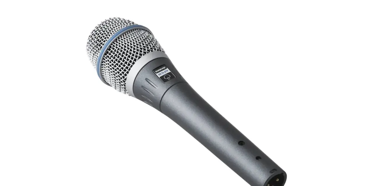 Mikrofon Shure Beta 91a, gotowy do nagrania Twojego następnego hitu.