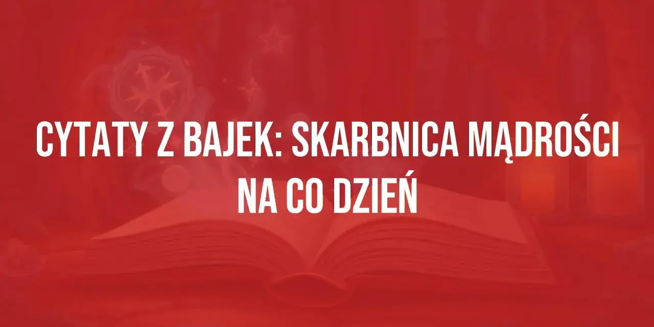 Cytaty z bajek: skarbnicą mądrości na co dzień. Otwarta księga symbolizuje wiedzę i inspirację płynącą z baśni.