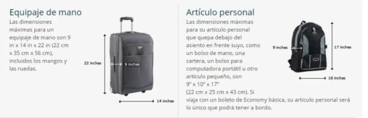 Medidas equipaje de mano Volotea: evita sorpresas en tu vuelo