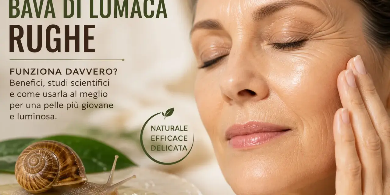 Bava di lumaca per le rughe: scopri i benefici del filtrato di bava di lumaca per una pelle giovane e luminosa.