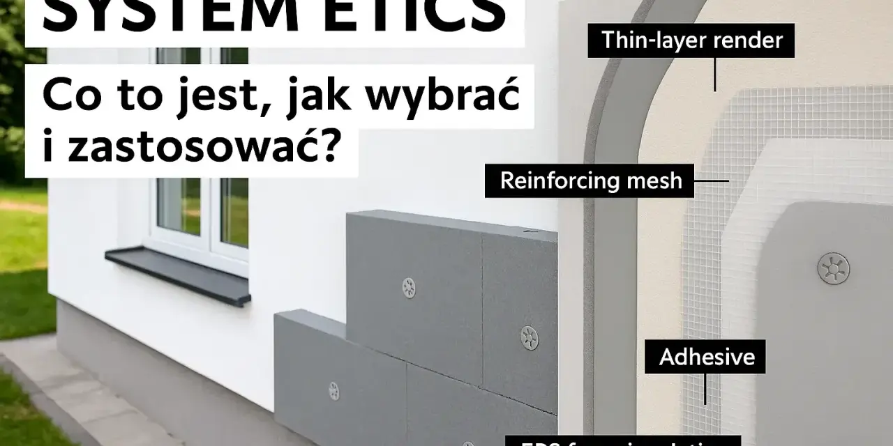 System ETICS: warstwy ocieplenia domu z EPS, siatką zbrojącą i tynkiem. Poznaj szczegóły montażu.