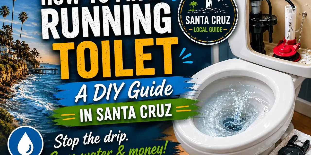DIY guide for bathroom toilet repair in Santa Cruz. Stop the drip and save water & money with this guide.
