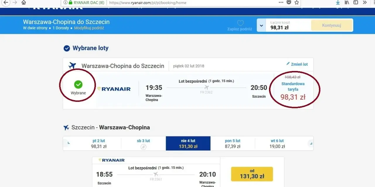 Najtańsze bilety Ryanair: Kiedy kupić? Sprawdź kalendarz!