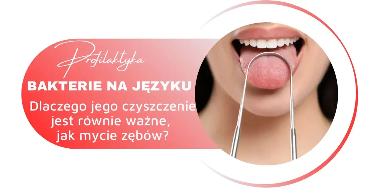 Czyszczenie języka usuwa bakterie, dbając o higienę jamy ustnej równie skutecznie jak mycie zębów.