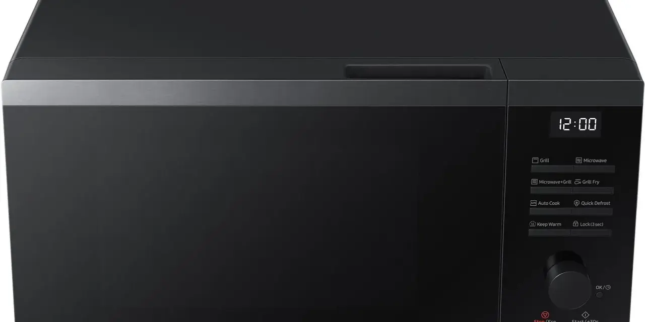 Mikrofalówka Samsung z grillem: Chrupiące dania bez wysiłku!