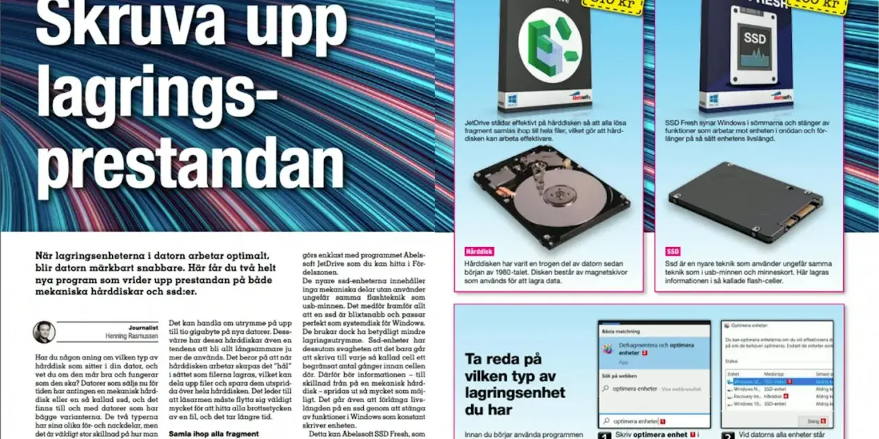 Här får du veta vad betyder SSD och hur du optimerar din lagringsprestanda med nya program.