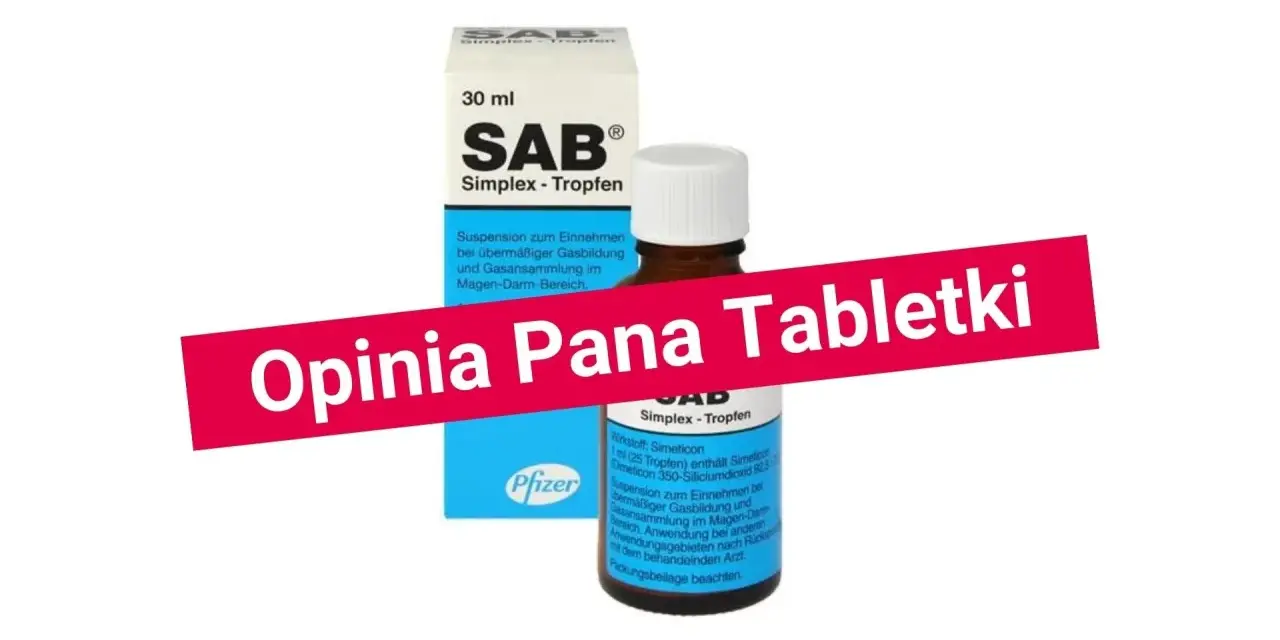Opinia o SAB Simplex cena. Krople na wzdęcia, 30 ml, Pfizer.