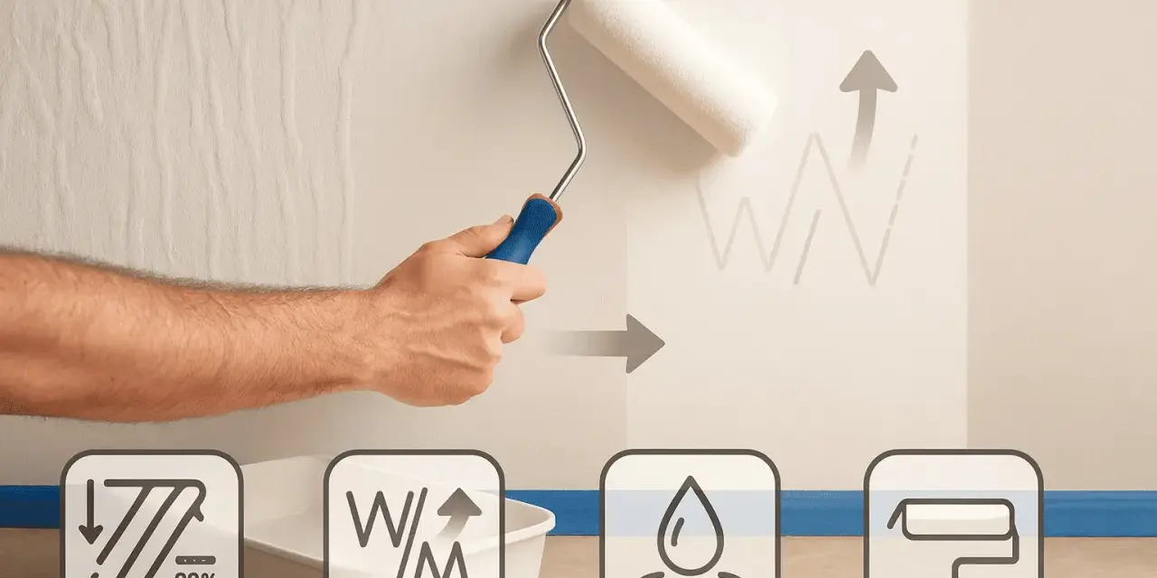 Aprende cómo eliminar marcas de rodillo al pintar. Sigue estos pasos para un acabado perfecto.