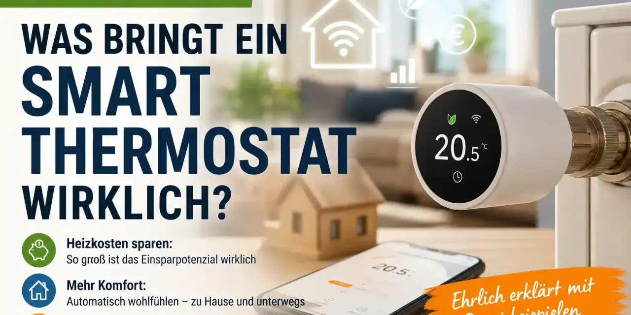 So machen Sie Ihre Heizung smart: Ein Smart Thermostat spart Kosten, erhöht den Komfort und ist mit Praxisbeispielen erklärt.