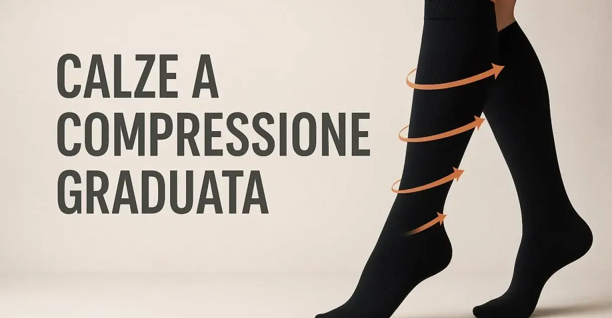 Calze a compressione graduata: scopri a cosa servono per gambe leggere e in salute.