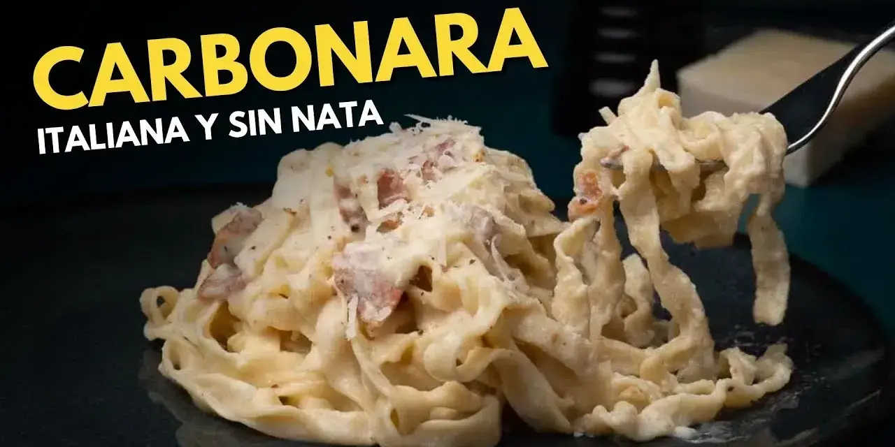 ¿Carbonara perfecta? La receta auténtica sin nata de Roma