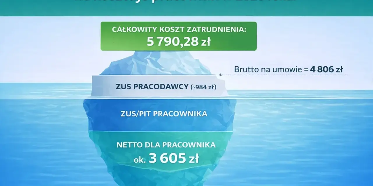 Ile kosztuje pracownik w 2026? Prawdziwe koszty pracodawcy
