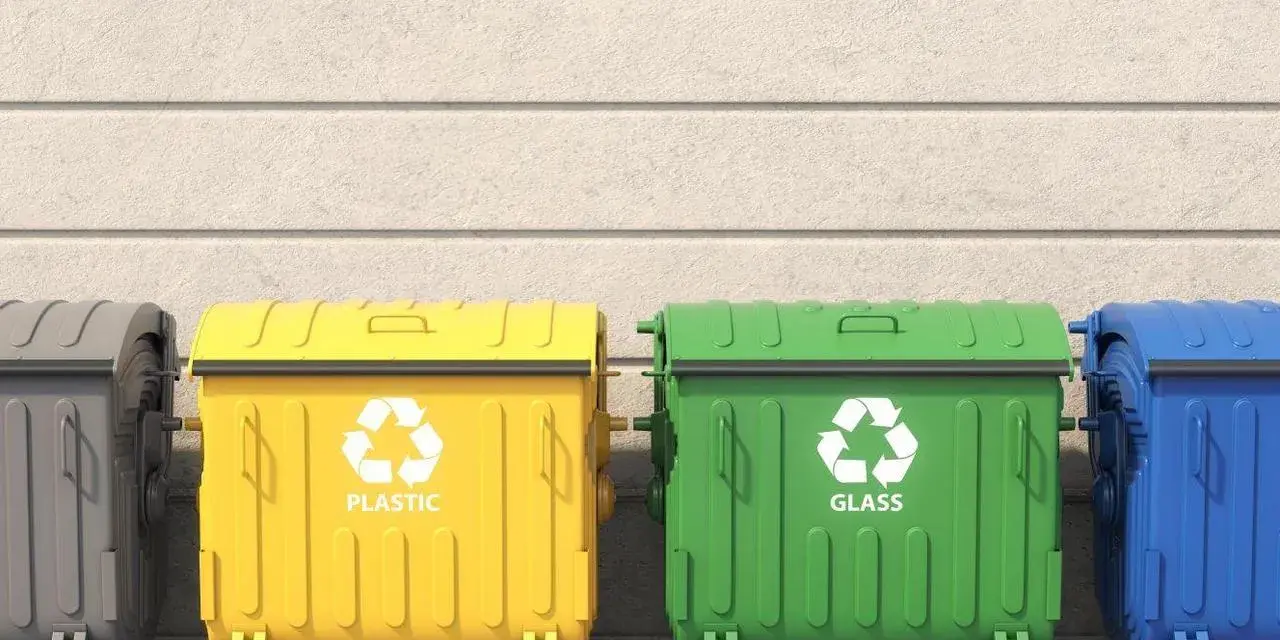Segregacja śmieci w bloku to obowiązek. Kara za niesegregowanie śmieci może być dotkliwa. Oto kosze na plastik i szkło.