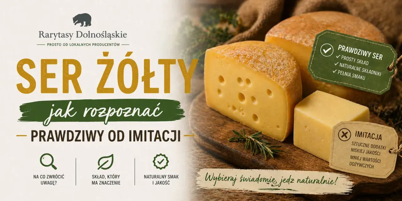 Ser żółty z prostym składem, naturalnymi składnikami i pełnią smaku. Wybieraj świadomie, jedz naturalnie!