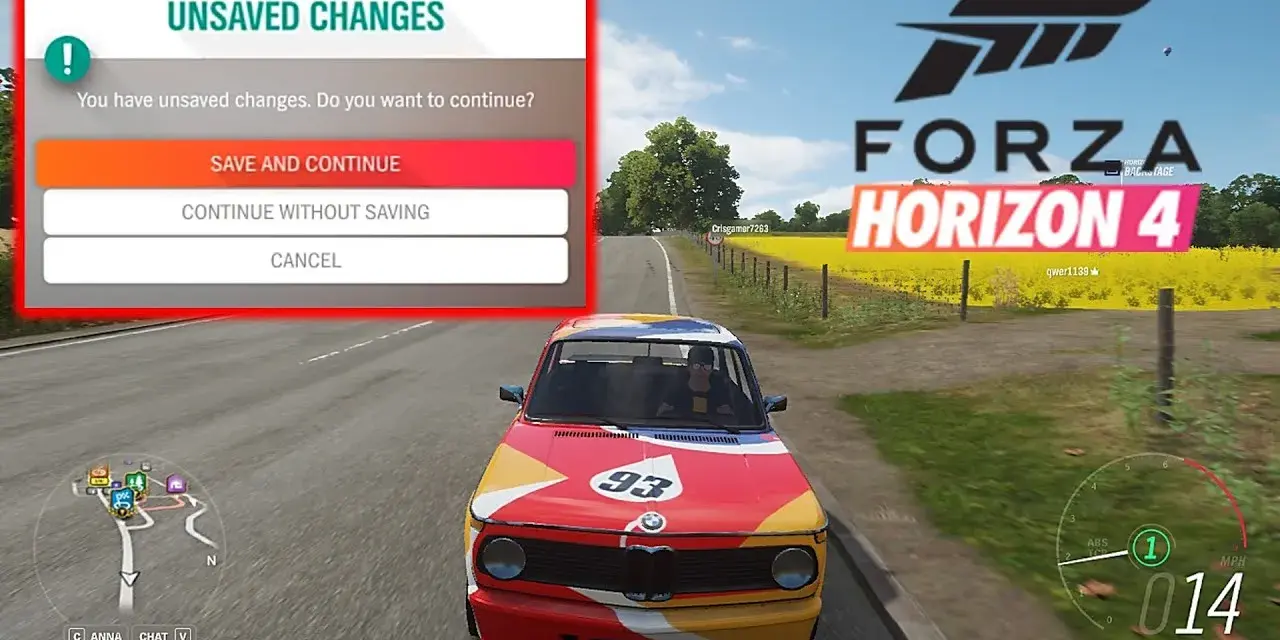 Jak zapisać grę Forza Horizon 4 i uniknąć utraty postępu