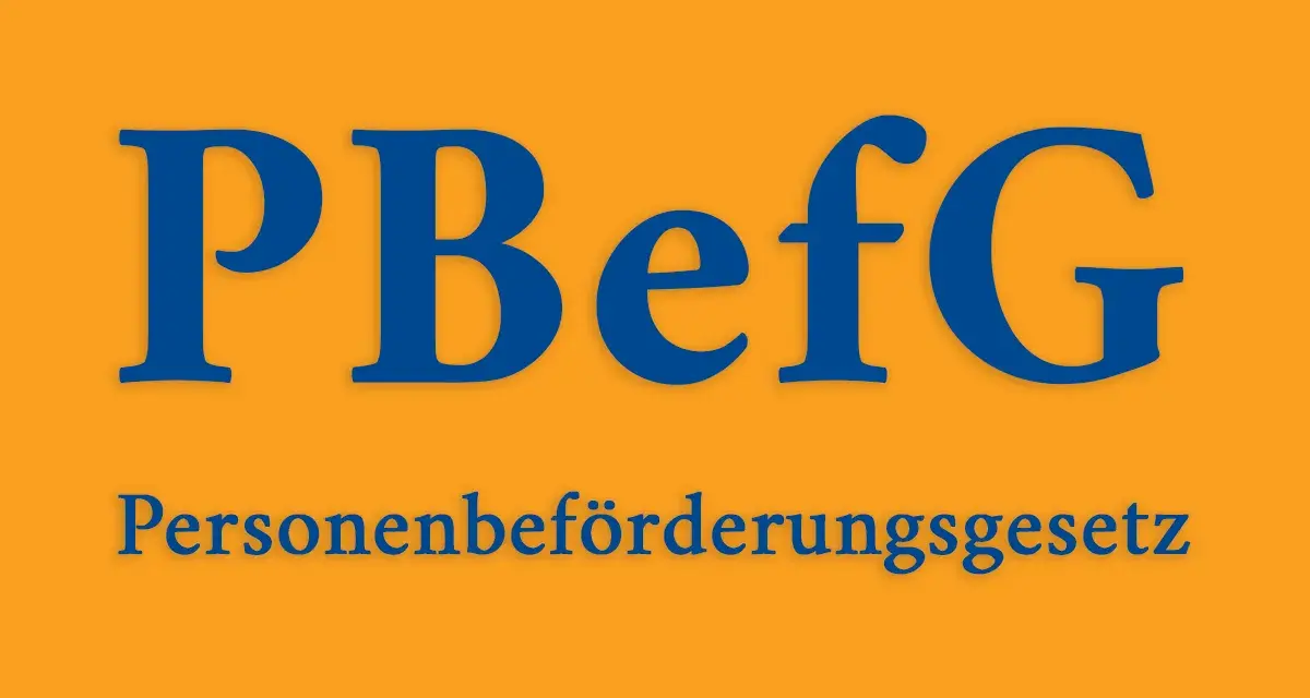 Das Personenbeförderungsgesetz (PBefG) regelt die betriebspflicht taxi. Es legt die rechtlichen Rahmenbedingungen für den öffentlichen Personennahverkehr fest.