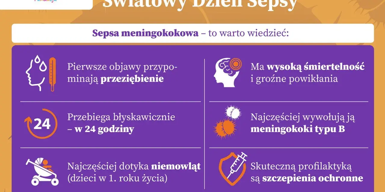 Sepsa meningokokowa jest groźna, bo szybko postępuje, ma wysoką śmiertelność i groźne powikłania. Najczęściej dotyka niemowląt.
