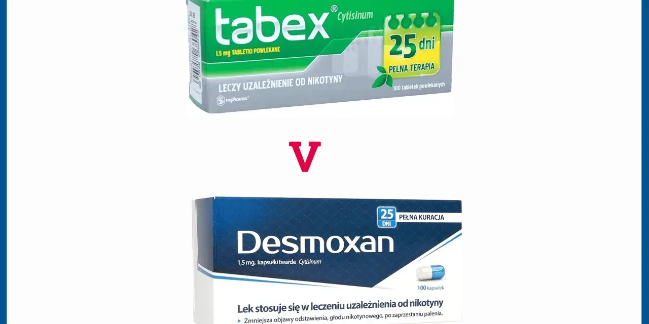 Tabex i Desmoxan to tabletki na rzucenie palenia, które pomagają w walce z uzależnieniem od nikotyny.