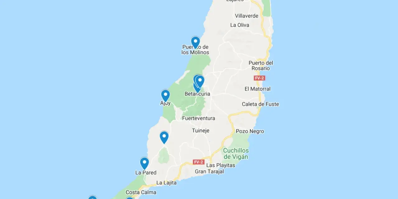 Fuerteventura: Mapa Atrakcji - Odkryj Wyspę Jak Lokalny