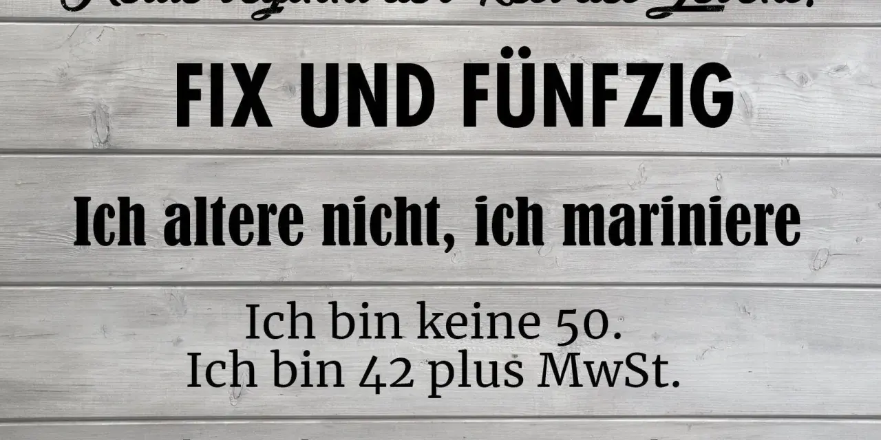 50. Geburtstag Zitate: Humorvoll, Tiefgründig & Persönlich