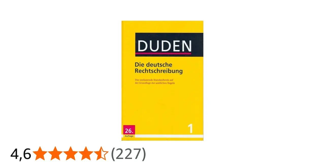 Der Duden "Die deutsche Rechtschreibung" hilft, die deutsche Sprache richtig zu kennen zu lernen.