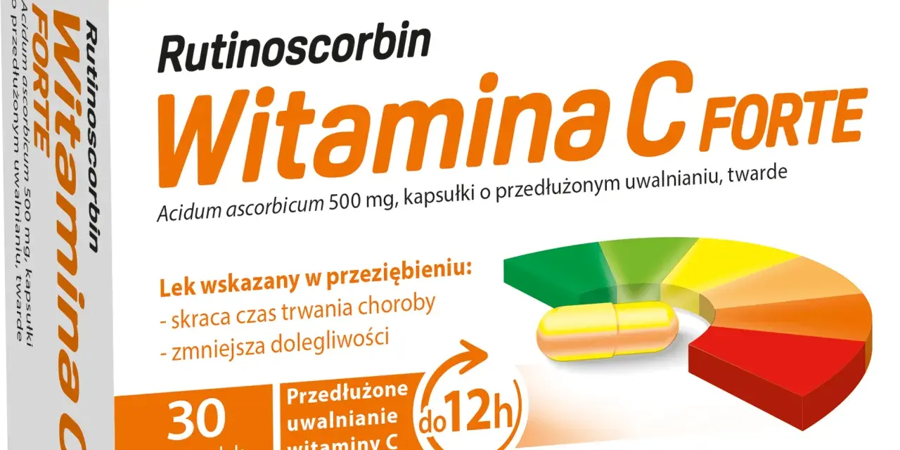 Rutinoscorbin Witamina C Forte, lek wskazany w przeziębieniu, skraca czas choroby i zmniejsza dolegliwości.