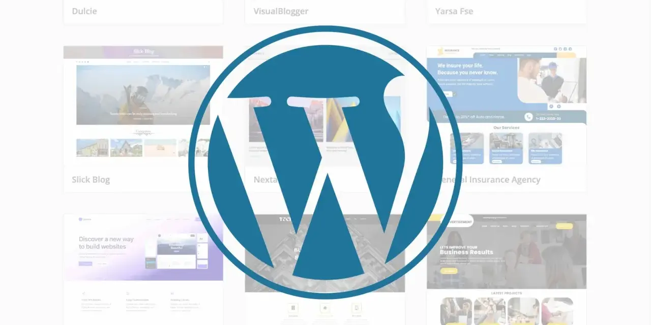 Le logo WordPress domine, entouré de maquettes de sites web. C'est quoi un blog ? Un espace pour partager des idées, comme ces exemples de sites.