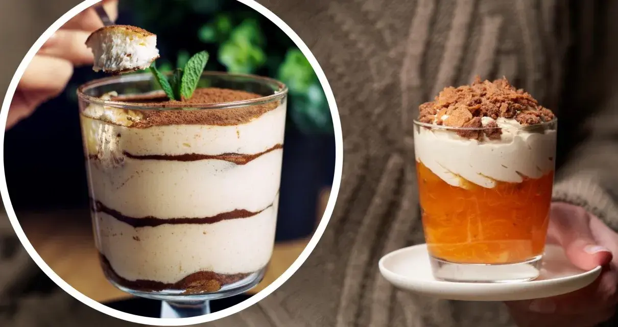 Pyszne tiramisu i deser z musem owocowym – idealny przepis na coś słodkiego.
