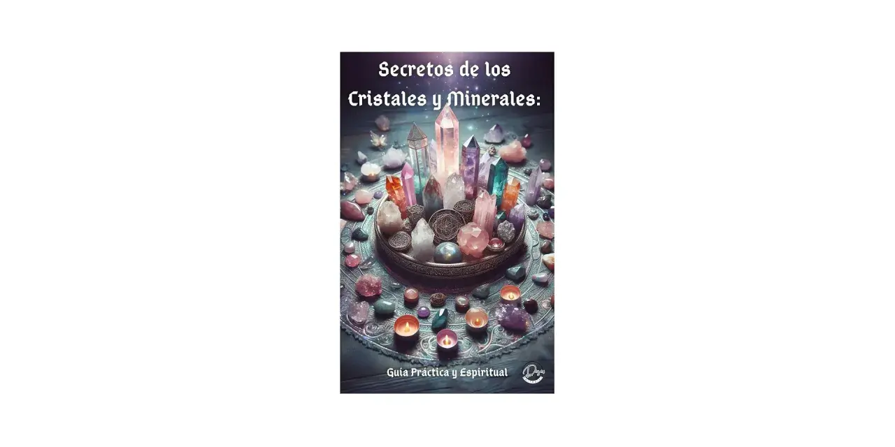Cristales y minerales vibrantes, dispuestos con velas, revelan sus secretos y propiedades espirituales en esta guía.