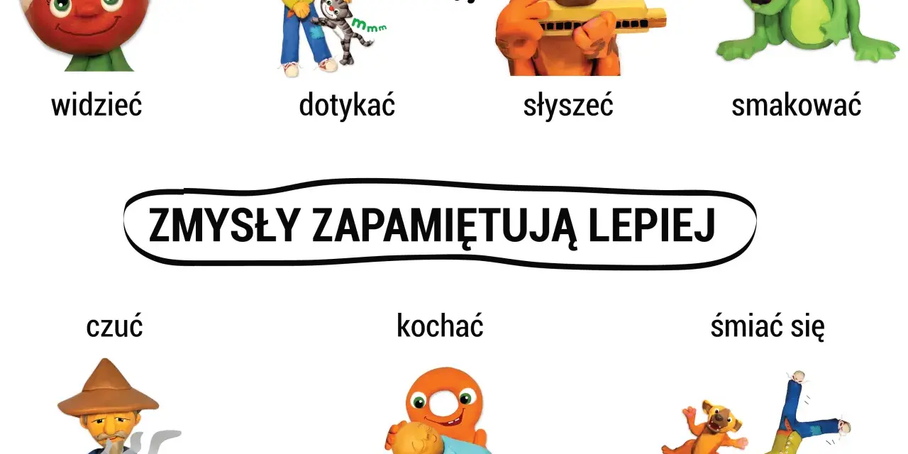 Zmysły zapamiętują lepiej! Zobacz, dotknij, usłysz, posmakuj, poczuj, kochaj i śmiej się. Darmowe dyktanda do druku pomogą w nauce.