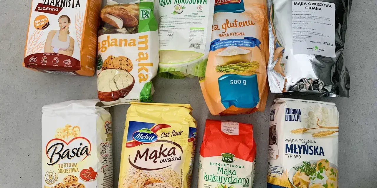 Różne rodzaje mąk: pszenna, orkiszowa, owsiana, kokosowa, kukurydziana. Jaka mąka do ciasta drożdżowego będzie najlepsza?