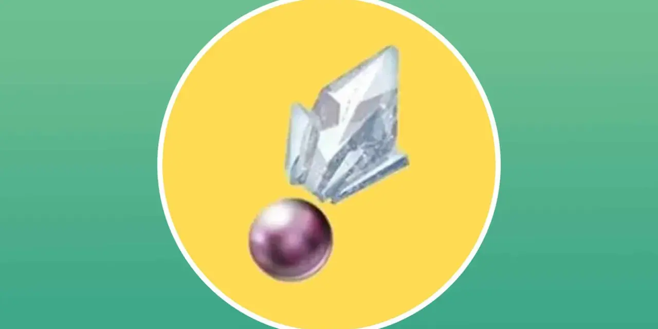 Un cristal brillante y una perla púrpura, objetos clave para evolucionar Pokémon en Pokémon GO.