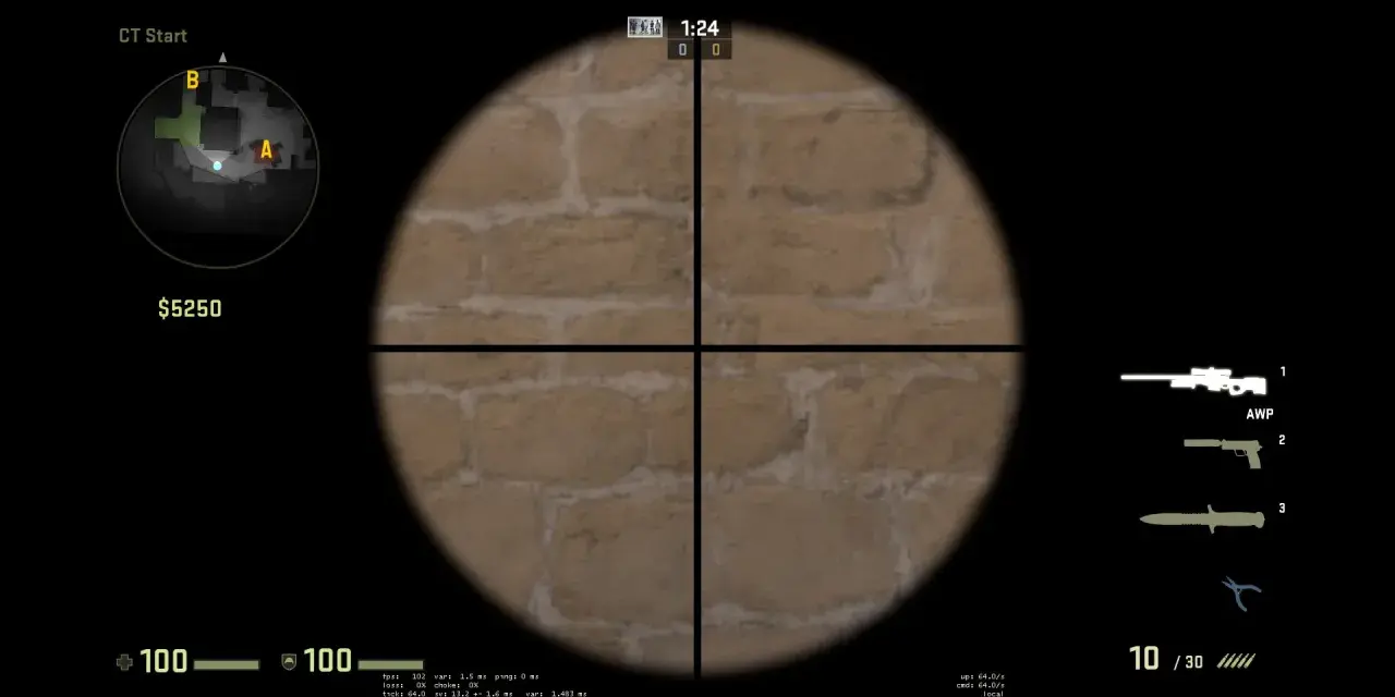 AWP CS2: Grubszy celownik? Zmień to komendą w 3 krokach!
