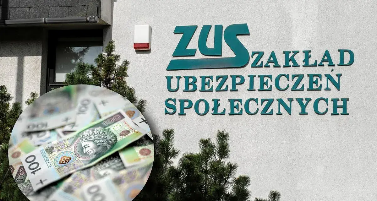 ZUS i stos banknotów 100 zł. Czy to symbol najwyższej emerytury w Polsce?