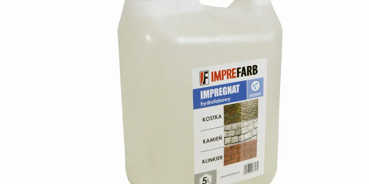 Impregnaty hydrofobowe Imprefarb w 5L kanistrze. Do kostki, kamienia i klinkieru.