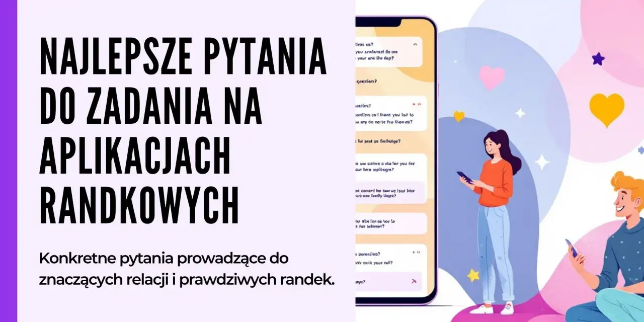 Najlepsze pytania do zadań na aplikacjach randkowych. Konkretne pytania prowadzące do znaczących relacji i prawdziwych randek.
