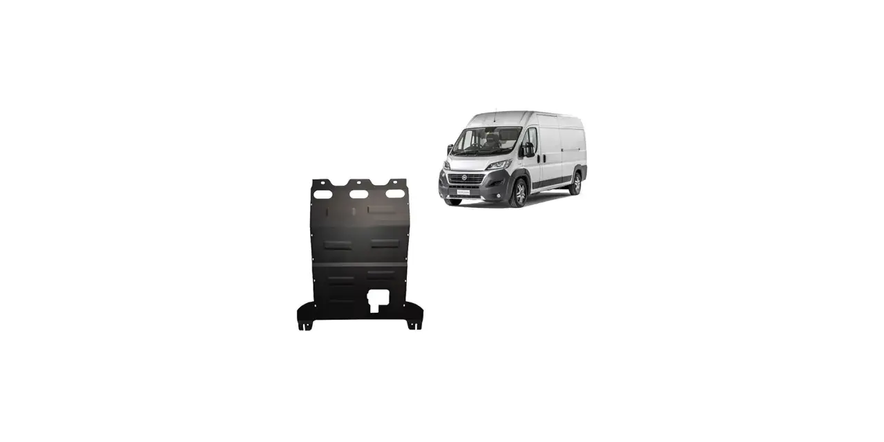 Skyddsplåt för Fiat Ducato, perfekt för service och underhåll.