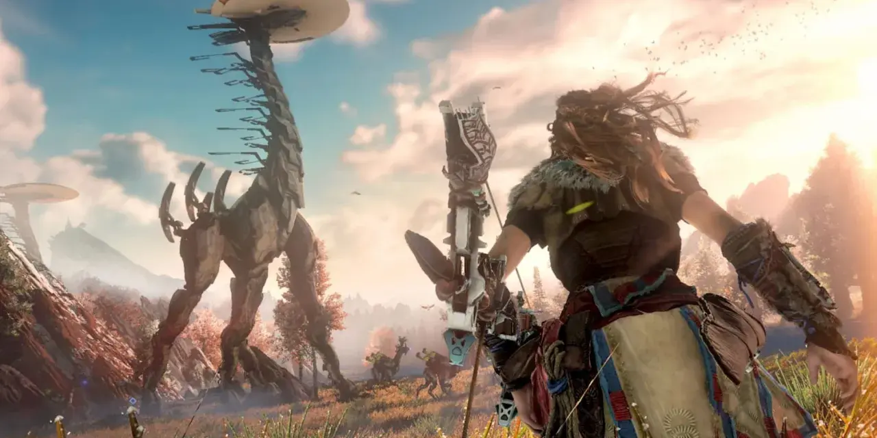 Aloy se prepara para la batalla contra un Coloso en Horizon Zero Dawn. ¡Una guía para dominar a estas bestias!