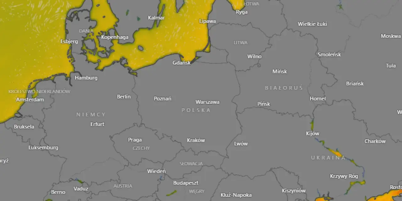 Aktualna temperatura wody w Bałtyku - ile stopni teraz?