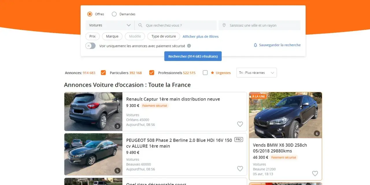 Pièce auto occasion Le Bon Coin : le guide anti-arnaques